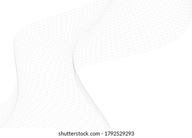 Architectural drawing. Geometric background 3d