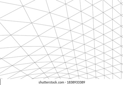 Architectural drawing. Geometric background 3d
