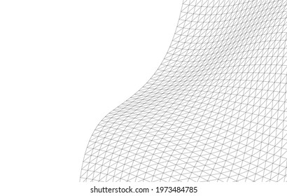 Architectural drawing. Geometric background 3d
