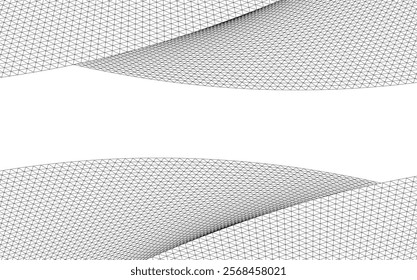 Architectural drawing. Geometric background 3d illustration