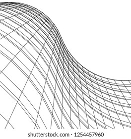 Architectural drawing vector 3d illustration
