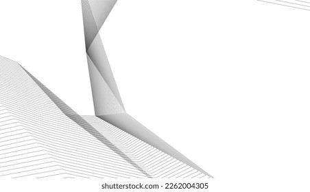 Architectural drawing vector 3d illustration