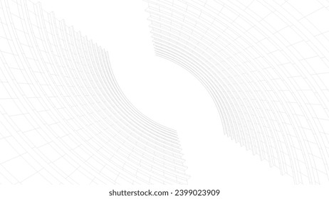 Architekturzeichnung, Vektorgrafik 3D-Illustration 
