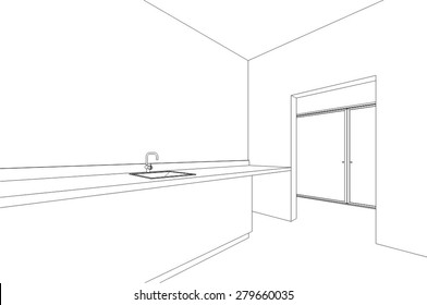 Architectural drawings. Building design