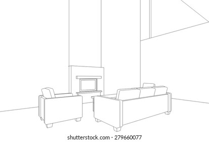 Architectural drawings. Building design