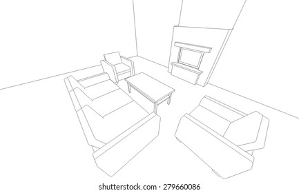 Architectural drawings. Building design