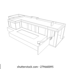 Architectural drawings. Building design