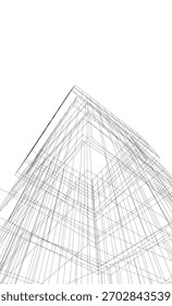 Dibujos arquitectónicos Vector 3d dibujo