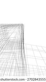 Dibujos arquitectónicos Vector 3d dibujo