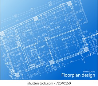 Architectural Blue Background Vector Illustration Eps10 Stock Vector ...