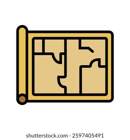 Architectural Floor Plan Illustration Vector