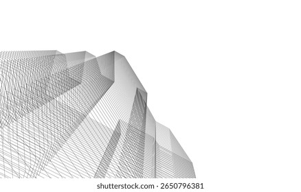 Arquitetura geométrica abstrato plano de fundo vetor projeto