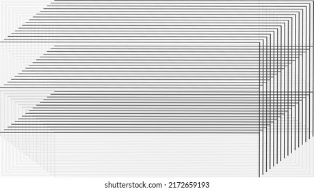 architectural geometric background 3d abstract lines black and gray abstract gray background vector for typography and poster