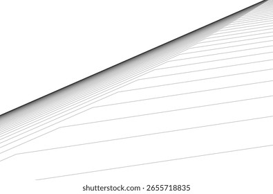 Architectural geometric background 3D rendering