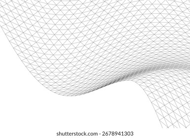 Architectural geometric background vector 3d illustration