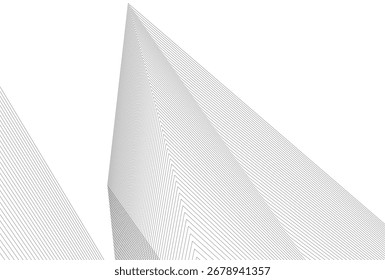 Architectural geometric background vector 3d illustration