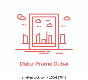 An architectural landmark in dubai, dubai frame