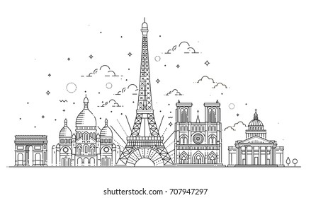 Architectural landmarks of Paris