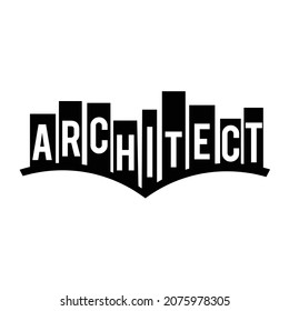 Architectural logo design eps 10 format design template