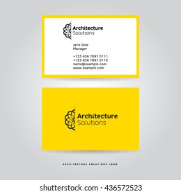 Architectural  logo and identity.