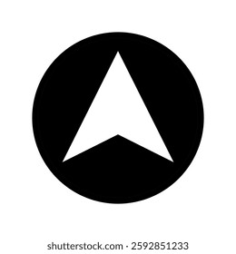 Architectural north arrow and compass outline vector