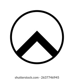 Architectural north arrow and compass outline vector