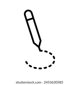 architectural pen tool line icon vector design 