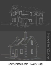 Architectural perspective  Drawing
