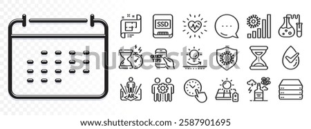 Architectural plan, Alcohol addiction and Dermatologically tested line icons for web app. Glare of light effect. Message icon. Pack of Coronavirus, Time, Hourglass timer pictogram icons. Vector