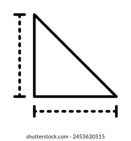 Vektorgrafik des Symbols für Architekturprojektlinien