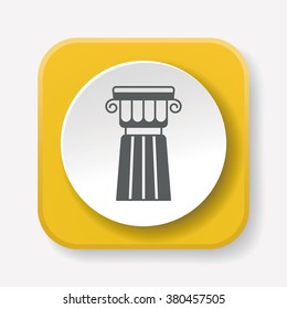 Architectural sculpture icon