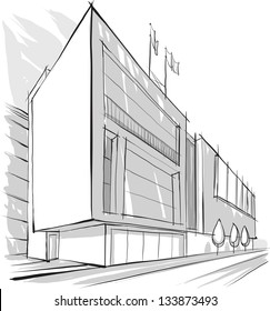 Architectural sketch