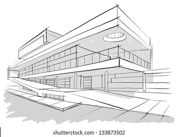 Architectural sketch