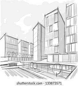 Architectural sketch