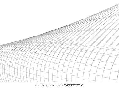 Architectural wallpaper digital backgroud 3d rendering