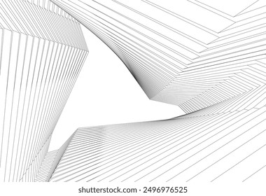Architectural wallpaper digital backgroud 3d rendering