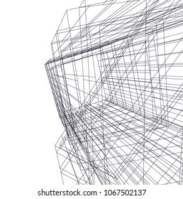 architecture 3d background
