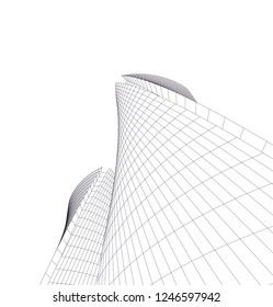 Architecture 3d background