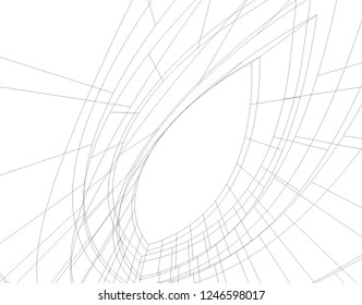 Architecture 3d background