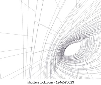 Architecture 3d background