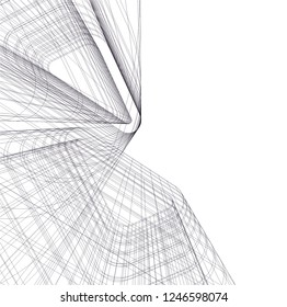 Architecture 3d background