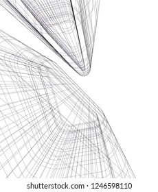 Architecture 3d background