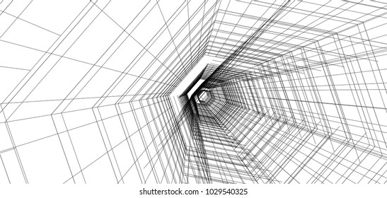architecture 3d building