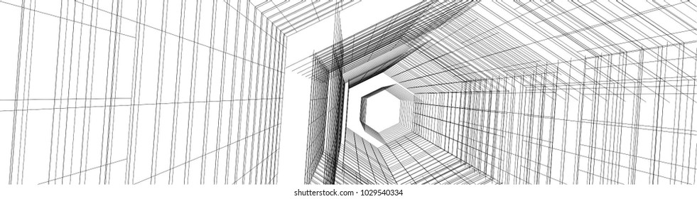 architecture 3d building