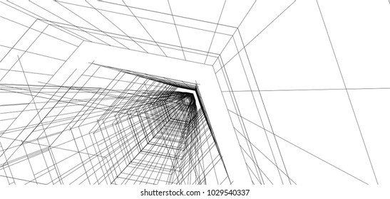 architecture 3d building