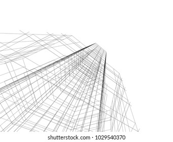 architecture 3d building