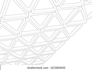  architecture 3d building, vector illustration
