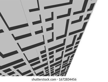 architecture 3d building, vector illustration