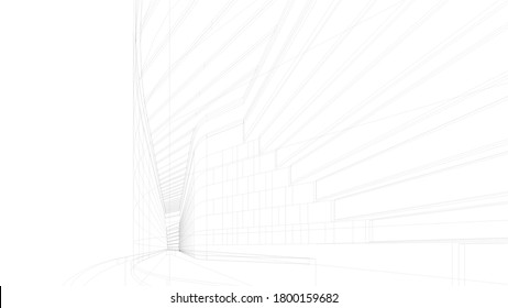 architecture 3d  building vector illustration 