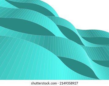 Arquitectura 3d ilustración vectorial de construcción